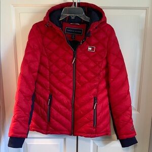 Tommy Hilfiger Red Quilted Jacket
